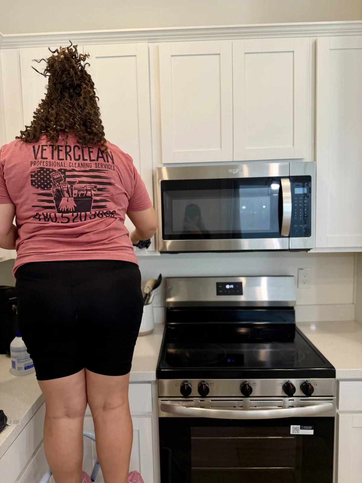 Kitchen range detail cleaning in San Tan Valley Arizona