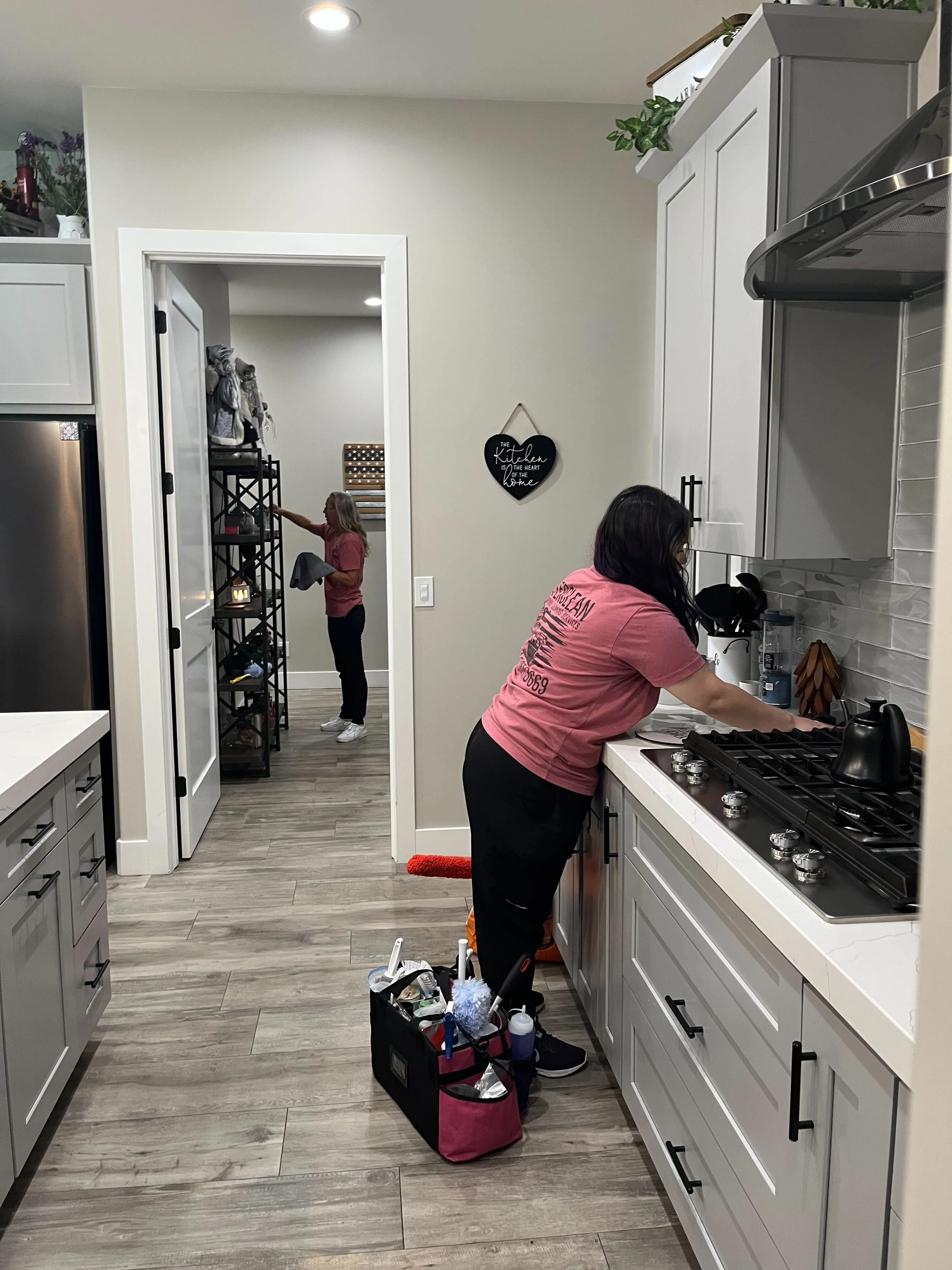 Oven interior cleaning